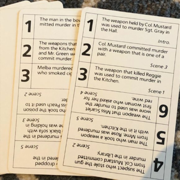 80's "Clue" VCR Mystery Game - VHS Murder Mystery Game - 80's Boardgame - Picture 8 of 9